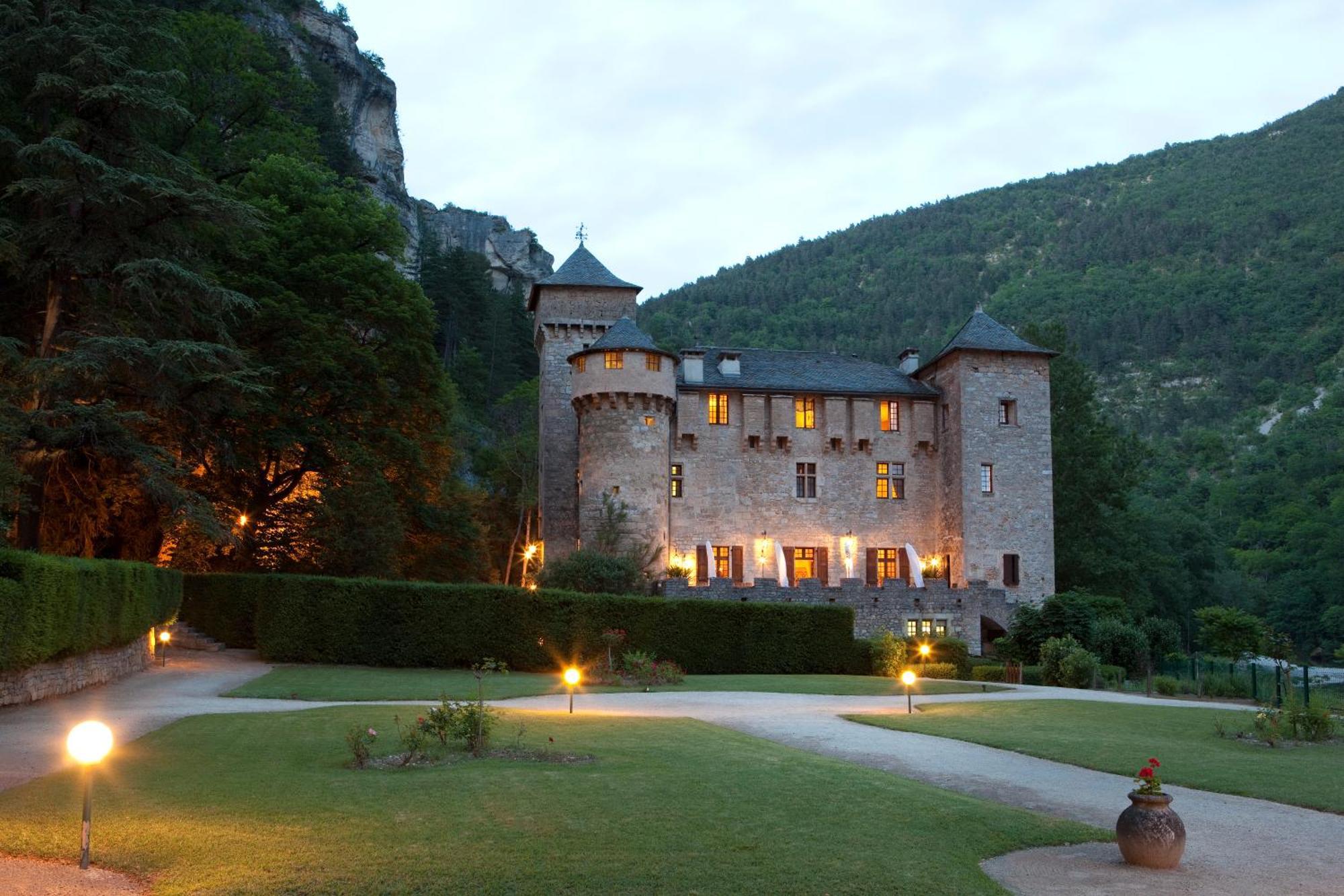Chateau De La Caze Piscine & Spa - Ste Enimie Sainte-Enimie Exterior photo
